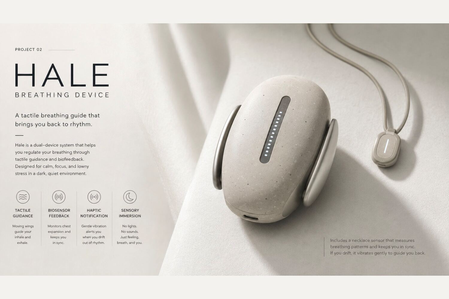 HALE tactile breathing device